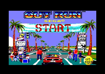 Out Run (UK) (1987) (Trainer) screen shot title